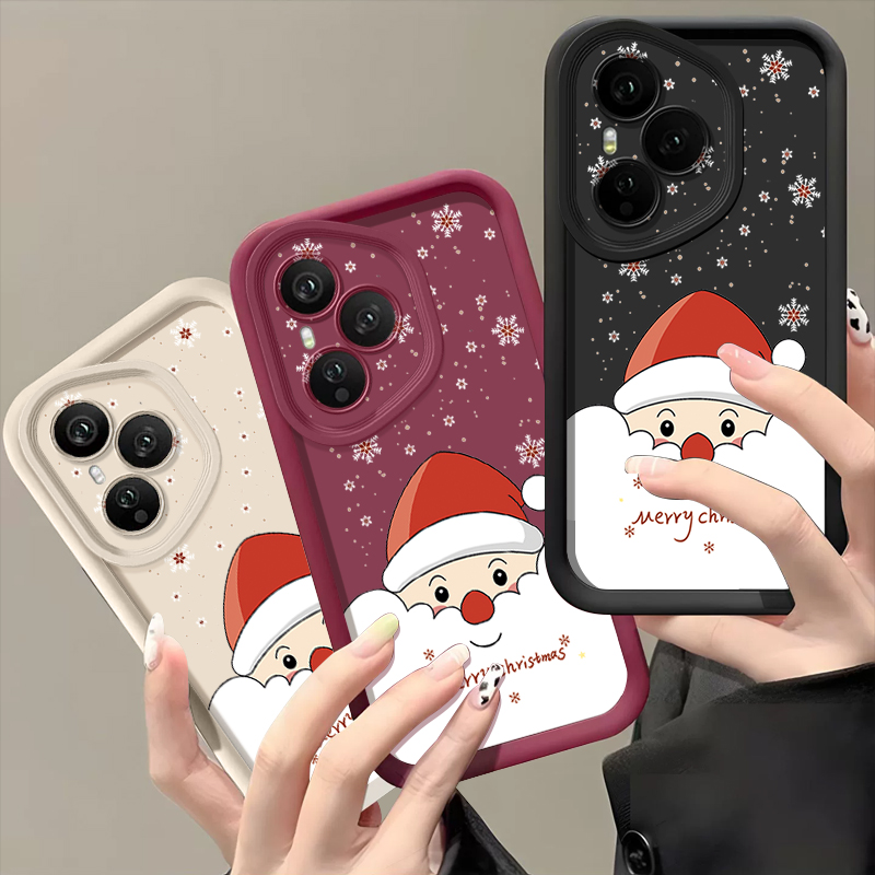 Phone Cases Honor - Чехол из ТПУ с рисунком Санта-Клауса