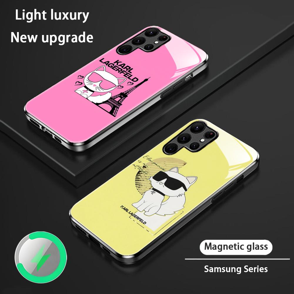 Phone Cases For Samsung S22 - Модный чехол для телефона с кошачьим