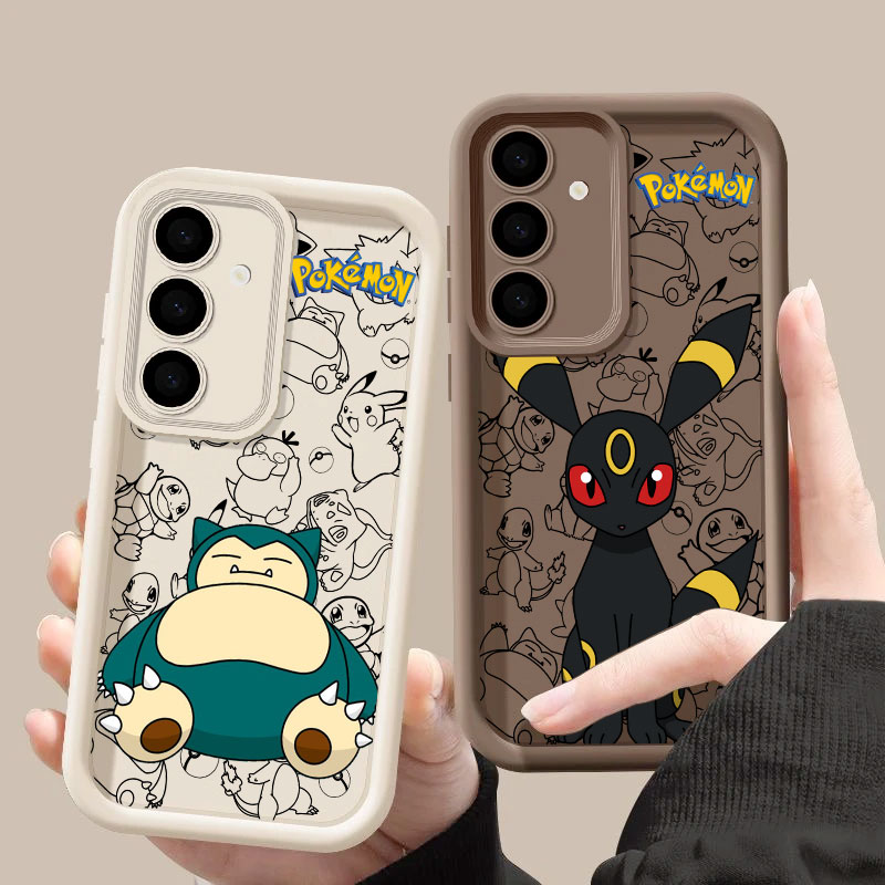 Phone Cases For Samsung S22 - Чехол Snorlaxs Umbreons P-Pokemons Anime S26