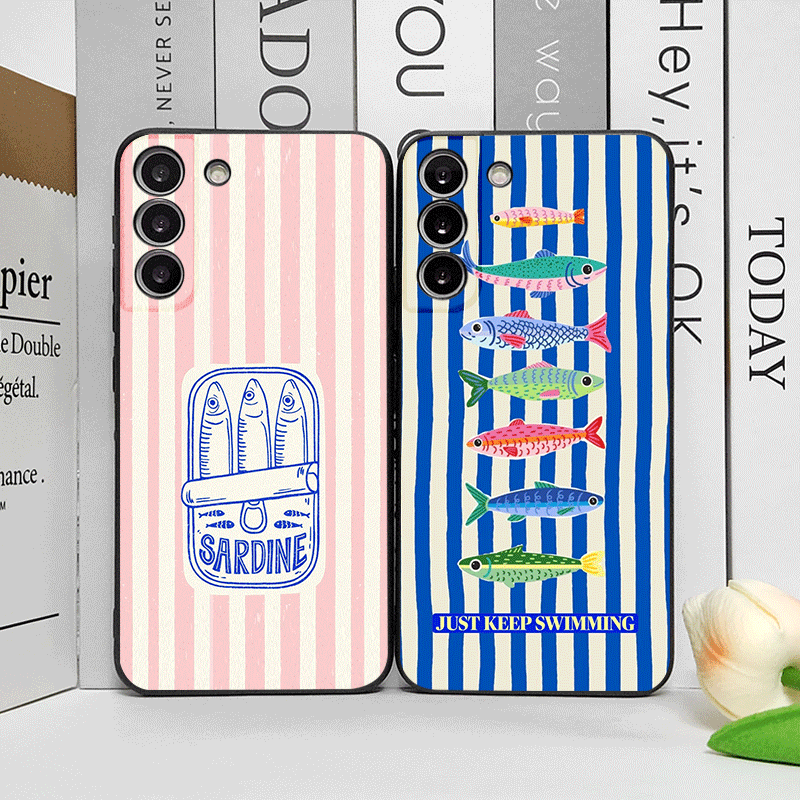 Phone Cases Funny - Милый чехол для телефона с полосатым