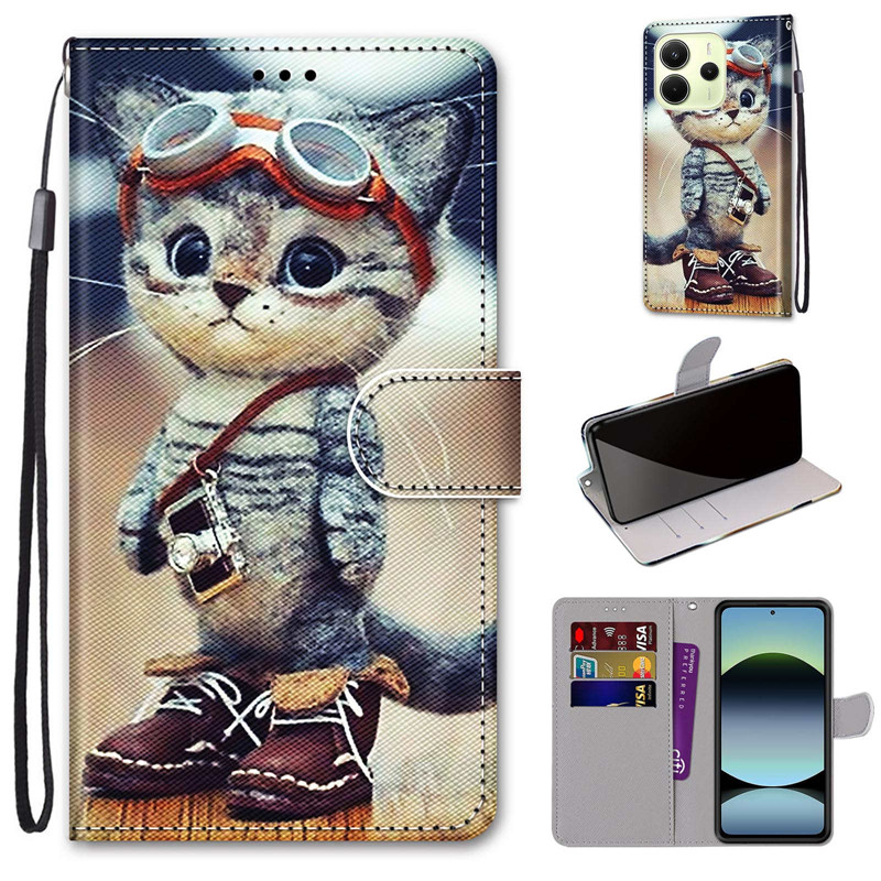 Phone Cases Eu - Кожаный магнитный чехол для Xiaomi Redmi