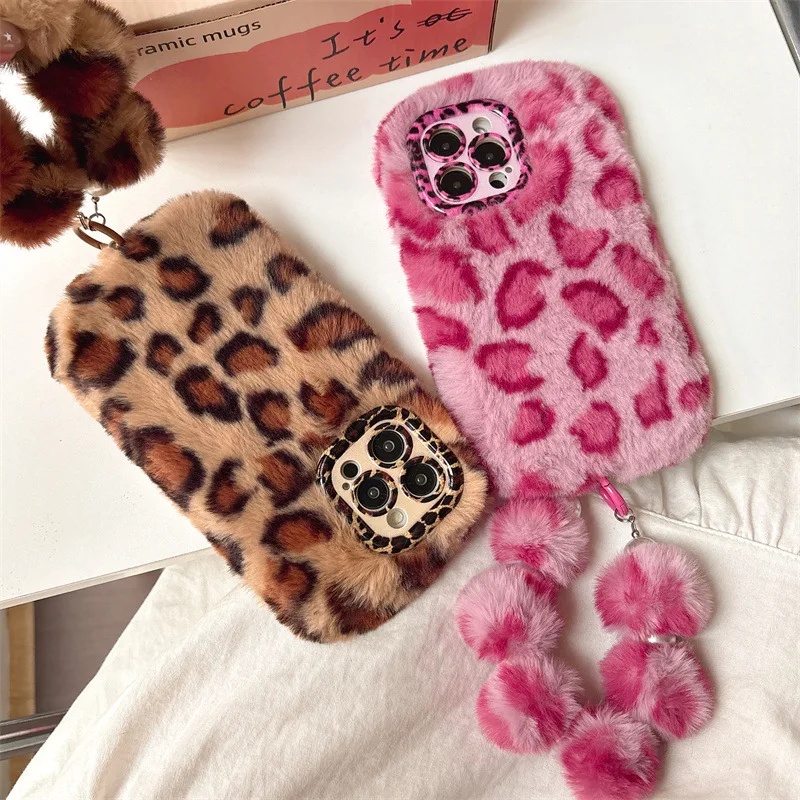 Phone Cases Iphone 16 Pro - Модный чехол для телефона с леопардовым