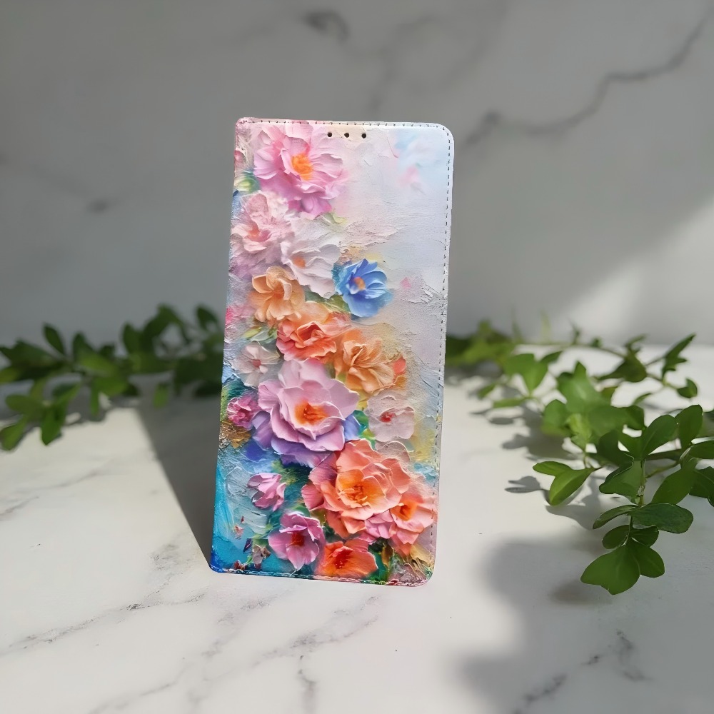 Phone Cases For Samsung S22 - Кожаный чехол-кошелек с магнитной застежкой и