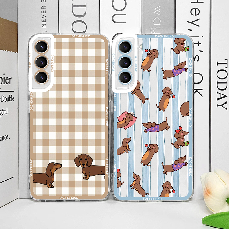 Phone Cases For Samsung S22 - Милый чехол для телефона с таксой