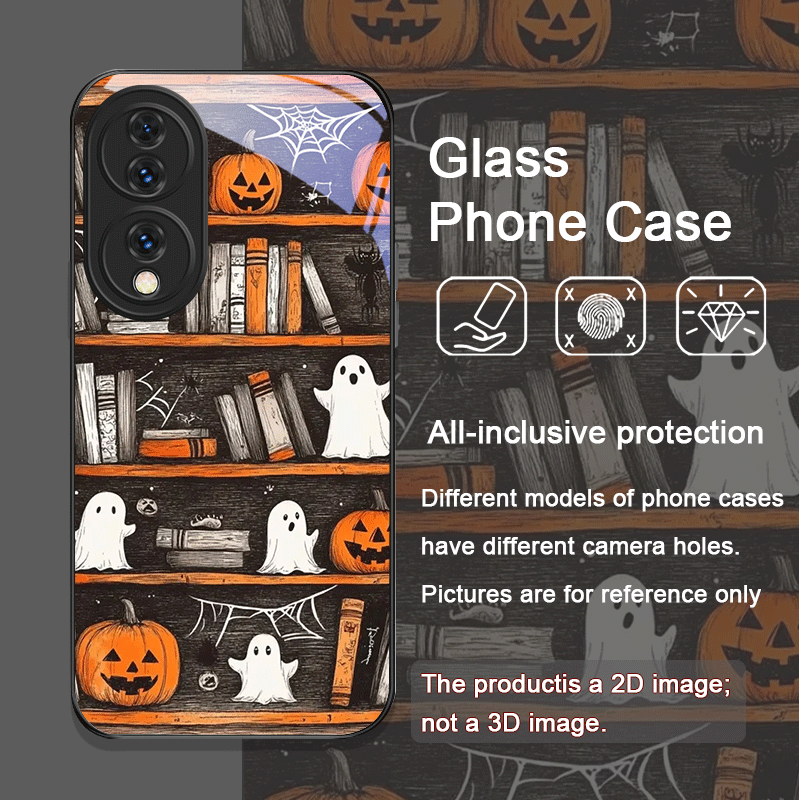 Хэллоуин Тыква Призрак Книжная – обзор и цена Phone Cases Honor